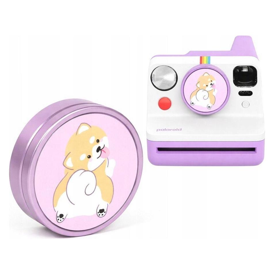 Loveinstant Naklejka Dekoracyjna 3m Na Dekielek Do Aparatu Aparat Polaroid Now Now+ / Piesek - Różowy (66737141)