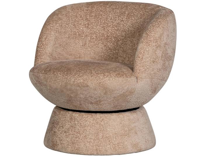 Livetastic Sessel Shuffle, Natur, 73x72x71 cm, Sitzfläche 360° drehbar, Wohnzimmer, Sessel, Sonstige Sessel