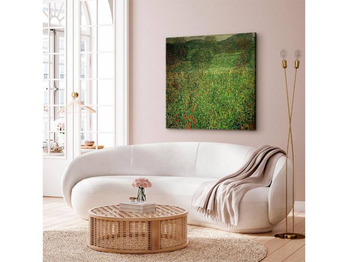 Toile Le jardin Feutre Vert/Vert 40 x 40cm