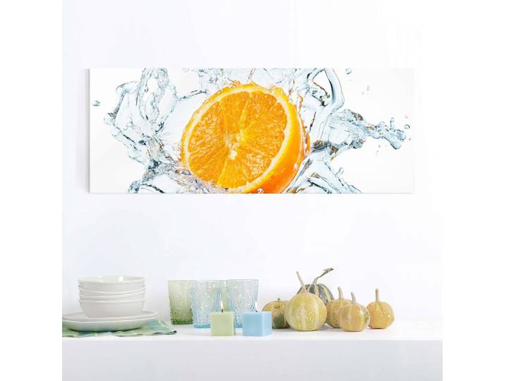 Glasbild Frische Orange Glasart: Sicherheitsglas Material: Glas Motiv: Essen & Getränke Muster: mit Motiv Orange 125 x 50cm
