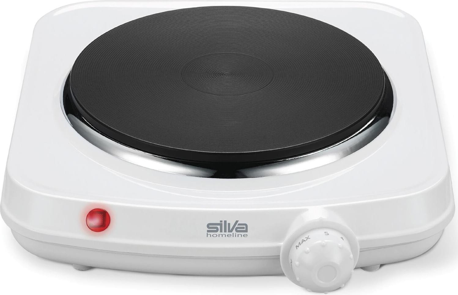 Silva Schneider EK 1018 Enkele kookplaat, Wit, Metaal