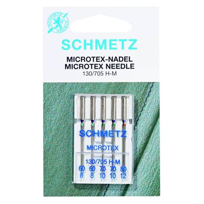 Schmetz Nähmaschinennadeln Microtex Stärke 60-80 5 St (53613256)