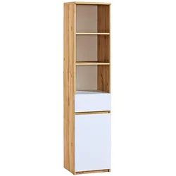 BÜCHERREGAL KRYOS 45/195,2/40 cm Wohnzimmerregal Hochschrank Regal Eiche Wotan