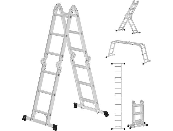 Aluminium Mehrzweckleiter 6-in-1 350 cm 150 kg