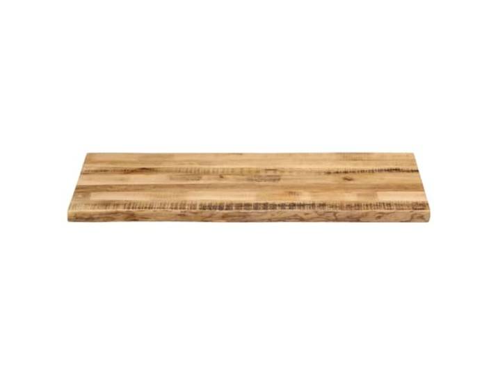 KTHLBRH Tischplatte mit lebenden Kanten, 120 x 60 x 2,5 cm, aus Massives Mangoholz, Oberfläche und glatte Oberfläche, leicht zu reinigen, für den Innenbereich