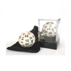 Dice4friends Dice-Up D50 in Acrylbox + Satinbag - Marple Grey 277876