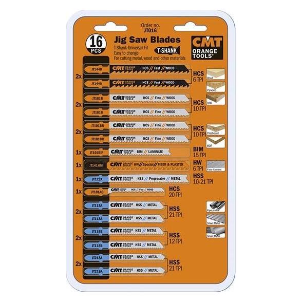 CMT JT016 16-teiliges Stichsägeblatt-Set (37219296)