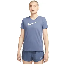 Nike, Damen, Sportshirt, Dri-Fit Swoosh Women"S T- Diffused Blue/White S (S), Blau