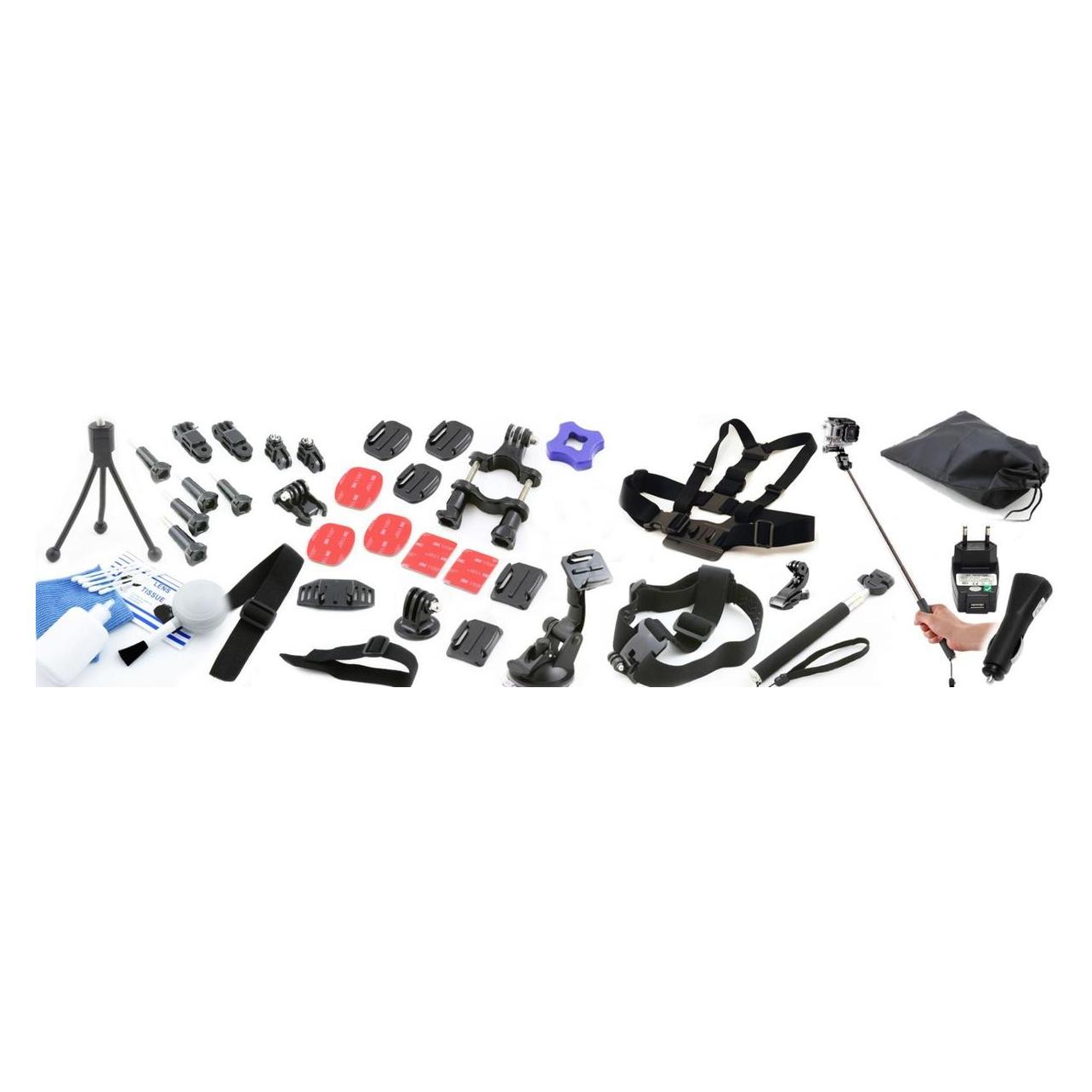 Xrec Zestaw / Akcesoria Do Gopro Go Pro Hero 4 3+ + 3 2 1 (SB3023)