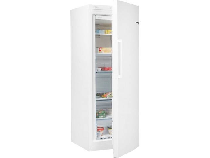 BOSCH Gefrierschrank NoFrost Serie 4 GSN29VWEP, 161 cm hoch, 60 cm breit, Kein Abtauen mit No Frost und viel Platz für großes Gefriergut