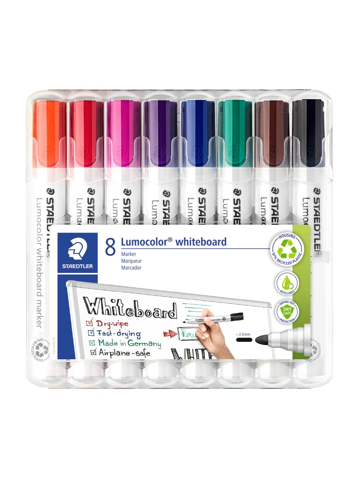 Staedtler Whiteboardmarker Lumocolor 8St Box