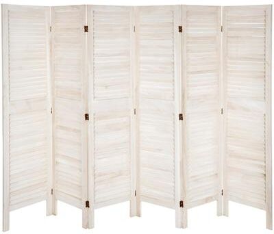Red Lantern 5 1/2 ft. Tall Modern Venetian Room Divider