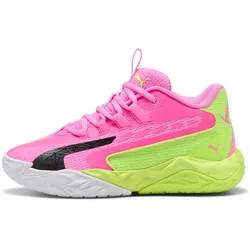 PUMA Dagger 2 Basketballschuhe Kinder 05 - lime squeeze/bright aqua/puma black 36