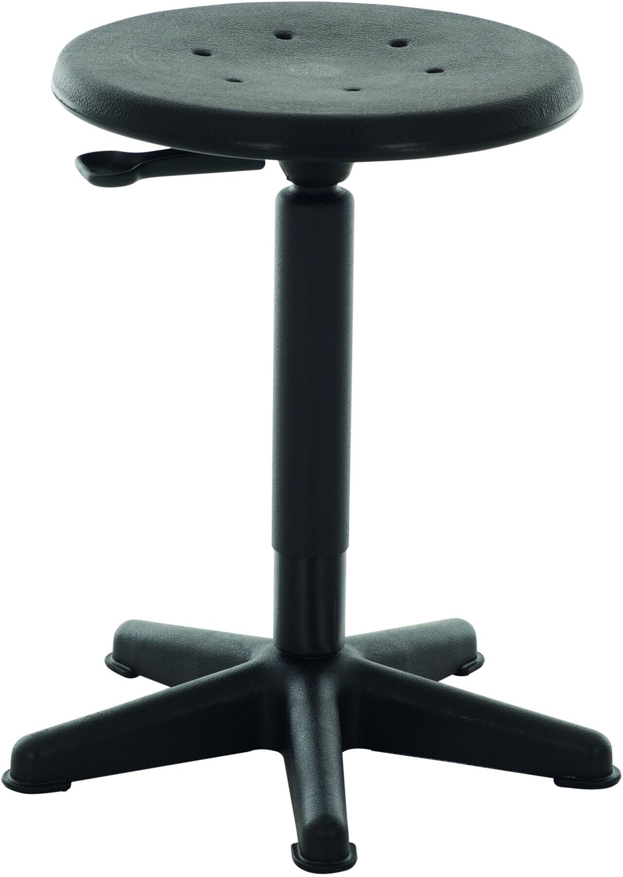 STIER Arbeitshocker mit Gleitern Sitzhöhe 440-630mm PU-Sitz (904896)