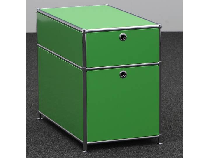 Standcontainer System4, Grün, ohne Schliesszylinder, Neu – Ideal für leichte Aufbewahrung
