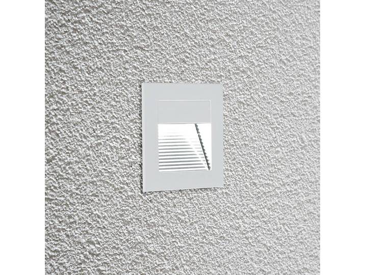 EVN P2170 LED-Wandeinbauleuchte, 3.000 K, weiß, weiß / opal, Aluminium, Modern, Wandeinbauleuchte