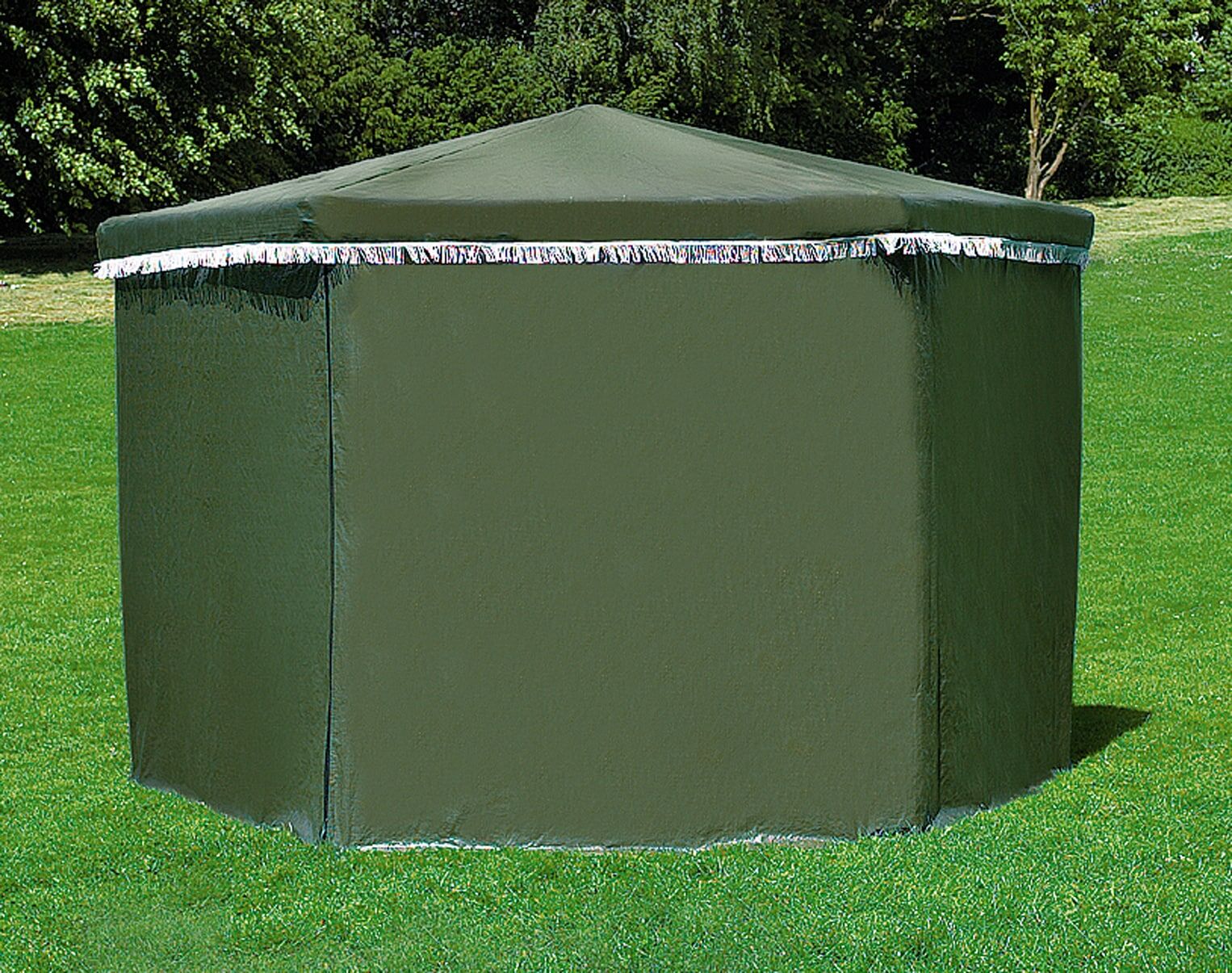 Pavillon-Schutzhülle PROMADINO, grün, B:450cm L:172cm, Polyethylen (PE), Planen, Pavillon-Schutzhülle, für Pavillon »Marburg«, grün