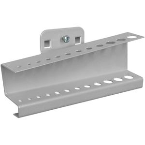 ADB Werkzeughalter 23181, grau, für Lochwand, Innensechskanthalter, aus Metall