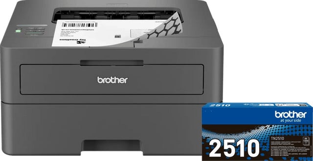 Brother HL-L2445DW Laserprinter met 1 extra zwarte toner