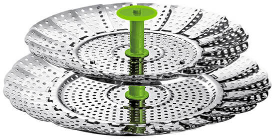 Kuhn Rikon 14-22cm 2-in-1 Stackable Steamer