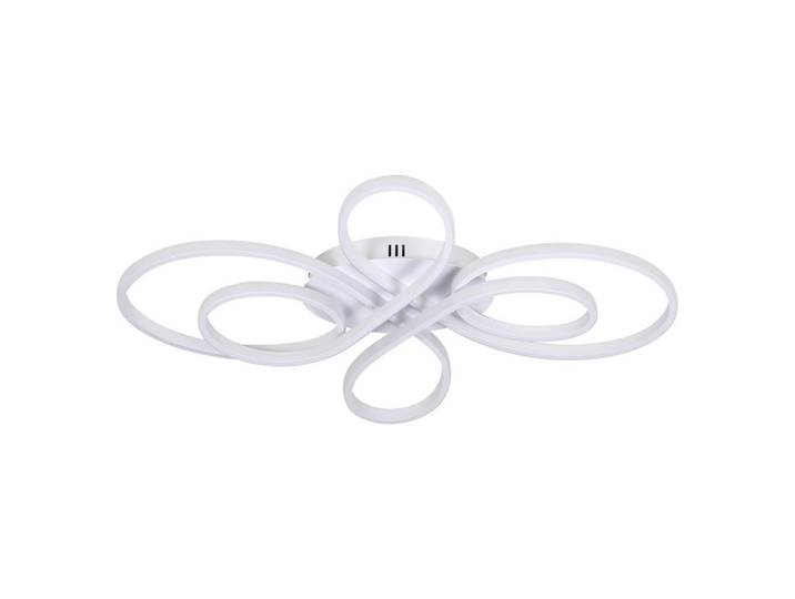 ZMH Led-Deckenleuchte Aphrodite 100/58/9cm, Weiß, Metall, Mode, Rund, LED integrated, 58x9x100 cm, Lampen & Leuchten, LED Beleuchtung, LED-Deckenleuchten