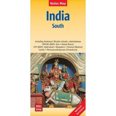 Nelles Map Landkarte India: South ; Indien: Süd ; Inde: Sud ; India: Sur 1:1,5 Mio., Sonstige von , KOMPASS Freytag & Berndt, 978-3-86574-502-6