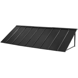 VEVOR Fenstermarkise 264x91x61 cm, Türvordach, stabile Markisen mit dreieckigem Stahlrahmen für Türen, Außenschutz vor Regen, Schnee & Sonnenlicht für Türeingänge, Fenster, Veranden, Balkone