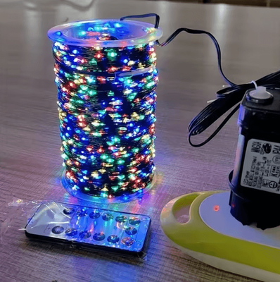 Inspire Curations 50M 100M Christmas LED Copper Wire Fairy Lights With Remote Control rgb 1000leds eu Plug
