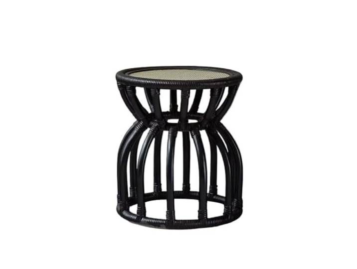 YCCHAH Sofatisch Handgefertigtes Retro-Rattansofa for Kleine Hocker Im Wohnzimmer Wohnzimmer-Beistelltisch(B)