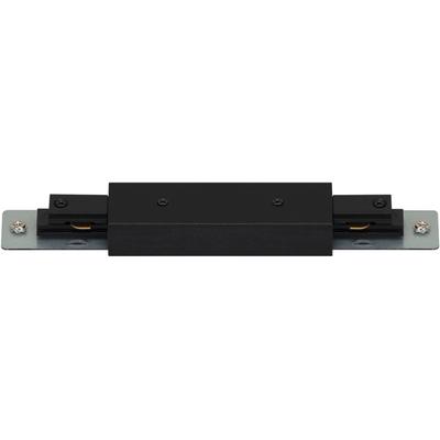 BRILONER LEUCHTEN Schienensystem-Einspeiser "RAIL", schwarz (matt, schwarz), B:3,5cm H:2cm L:20,5cm, Stromschienensysteme, Einspeisung 20,3 cm Schwarz Schienensystem Rail Wohnzimmer Büro Küche