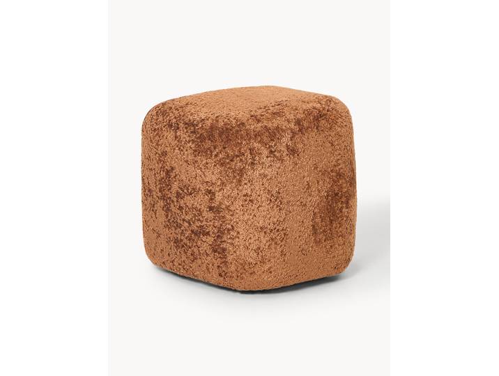 Hoher Sofa-Hocker Wolke aus Teddy-Bouclé