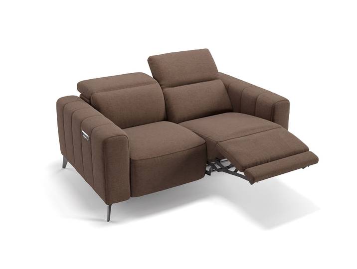 2-Sitzer Couch PALERMO Stoffsofa Elegant