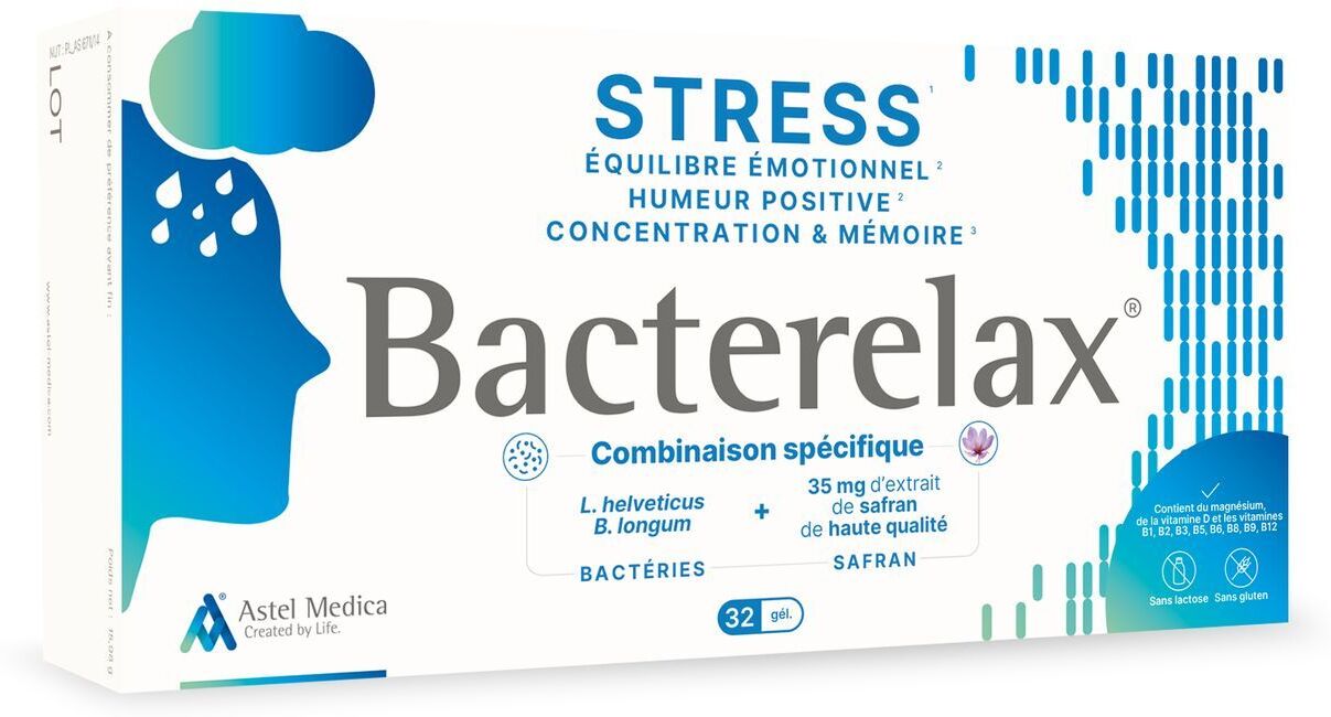 ASTEL MEDICA - Bacterelax 32 Capsules