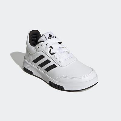 Sneaker ADIDAS SPORTSWEAR "TENSAUR SPORT TRAINING LACE", Mädchen, Gr. 32, ftwwht, cblac, Synthetik, Textil, Schuhe Sneaker, für Kinder und Jugendliche