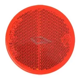 Reflektor 55mm Rot RUND selbstklebend