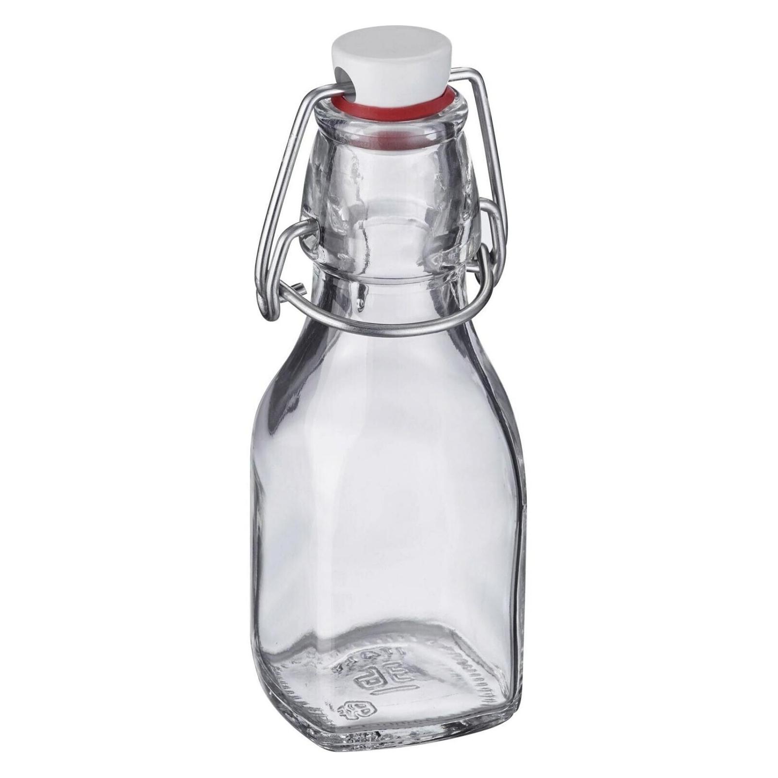 Westmark Bügelverschlussflasche eckig, 125 ml (1 Stk., 0.13 l) (66292270)