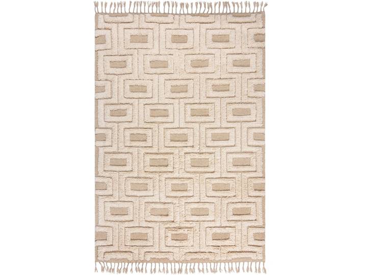 Teppich Wynz natur Symmetrie Wolle 120 x 170 cm