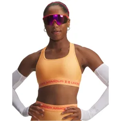 UNDER ARMOUR Armour Mid Crossback Sport-BH Damen 870 - orange bloc/venom red L