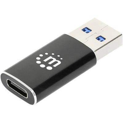 Manhattan USB 3.2 Gen 2 (USB 3.1 Gen 2) Adapter [1x USB 3.2 Gen 2 Stecker A​ (USB 3.1) - 1x USB 3.2 Gen 2 Buchse C (USB 3.1)]