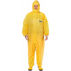 Dräger Schutzanzug SPC 4400 CPM, gelb, Gr. L, mit Kapuze, Einweg-Overall, PSA-Kategorie 3 Typ 3/4/5/6