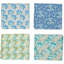 PATCHWORK-STOFFPAKET Art Déco III – Fat Quarter 4er-Set, 100% Baumwolle