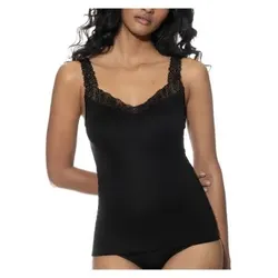 Mey Emotion Elegance Top With Lace Schwarz 42 Damen