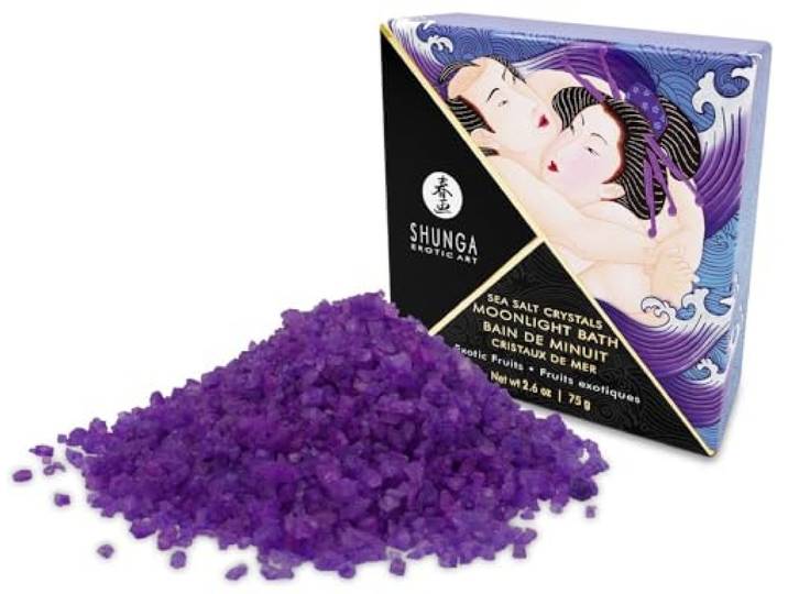 Shunga, Crystal Bath Salt, Blauw