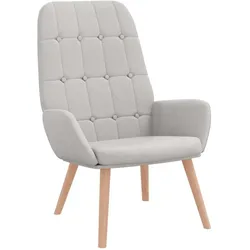 vidaXL Relaxsessel Wolkengrauer Stoff