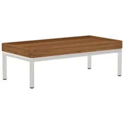 Outdoor LEVEL/LEVEL2 Loungetisch 81x40 cm Weiß