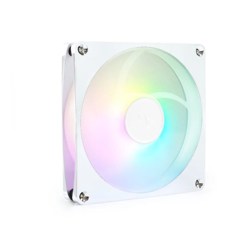 140x140x25mm Alphacool Apex Stealth Metall Aurora Lüfter 2000rpm Chrome