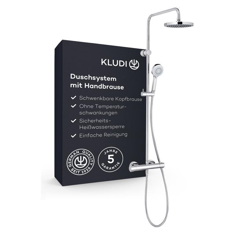 Kludi X3 Duschsystem mit Thermostat (6807505-00)