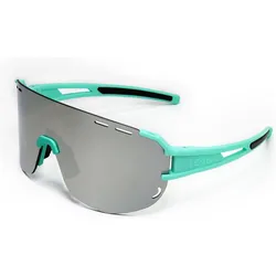 Yeaz, Damen, Sportbrille, Sunglow (Green, Silber, Silber), Grün, Silber