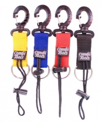 M&M Universelle Kordel mit Karabiner - Schwarz