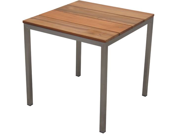 Loungetisch Vlard teak Edelstahl B 45 H 45 cm